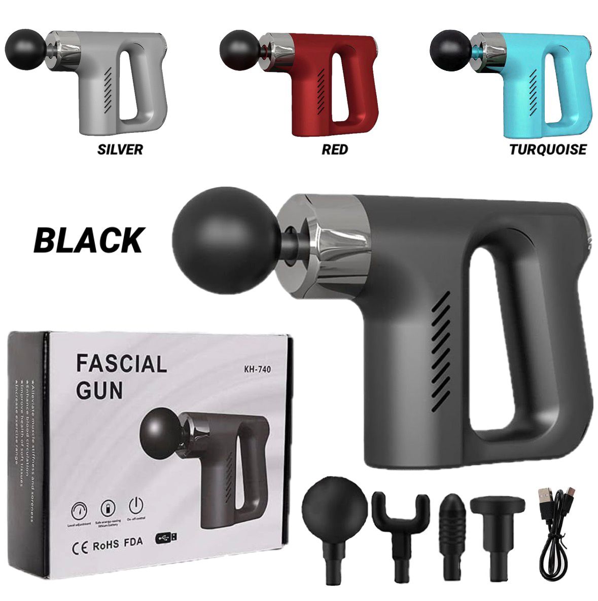 Rechargeable Facial massage Gun Type 4