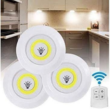 LED Light with Remote Control - Set Of 3