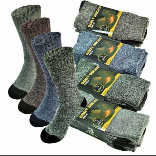 Men Boot Socks 12 Pairs