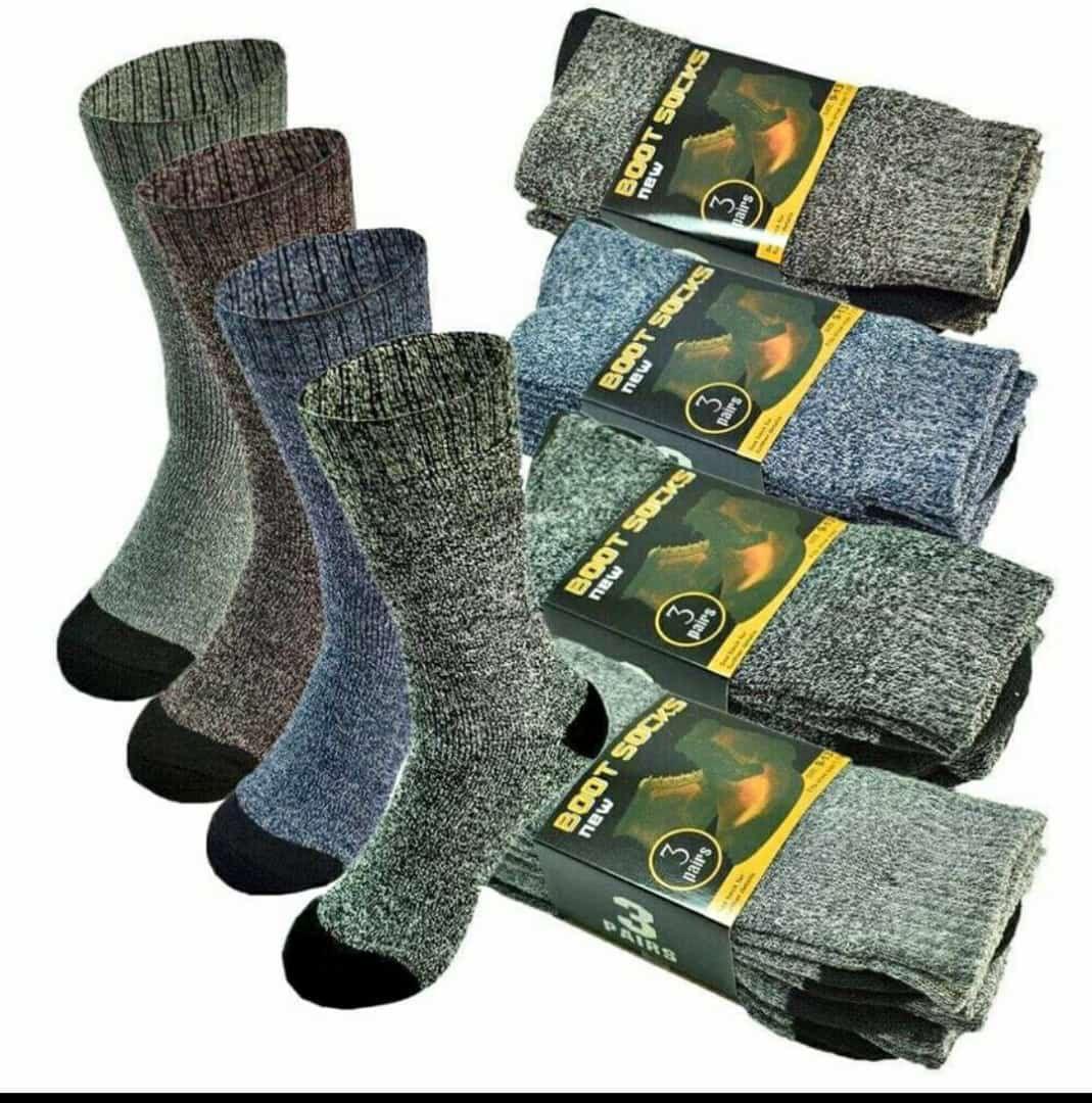 Men Boot Socks 12 Pairs