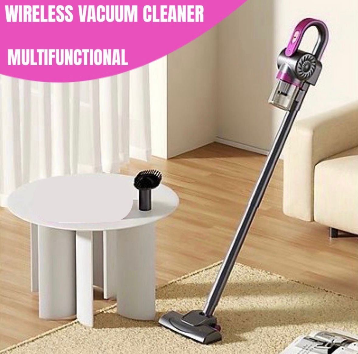 Multifunctional 3 In 1 Wireless Vacuum Cleaner