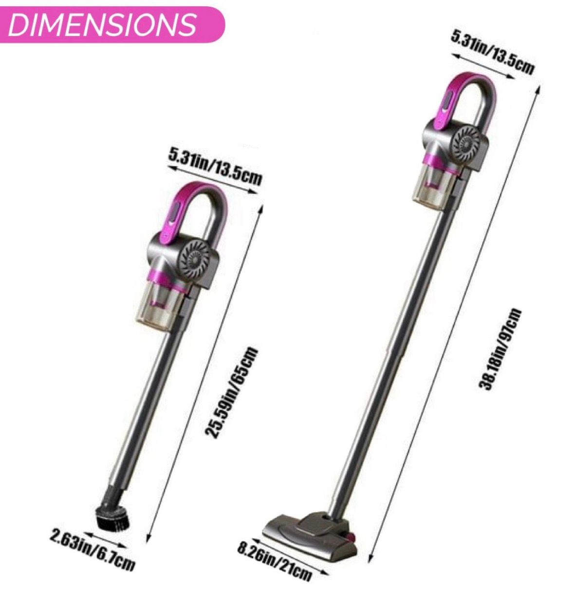 Multifunctional 3 In 1 Wireless Vacuum Cleaner