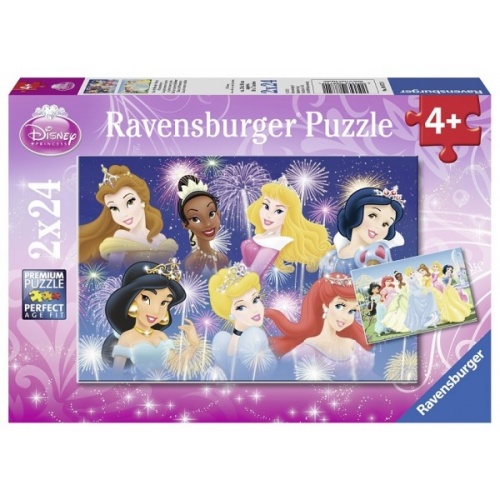 Ravensburger 2X24pc Puzzle Beautiful Disney Princess
