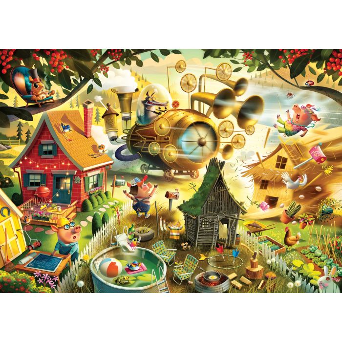 Ravensburger 1000pc Look Out Little Pigs