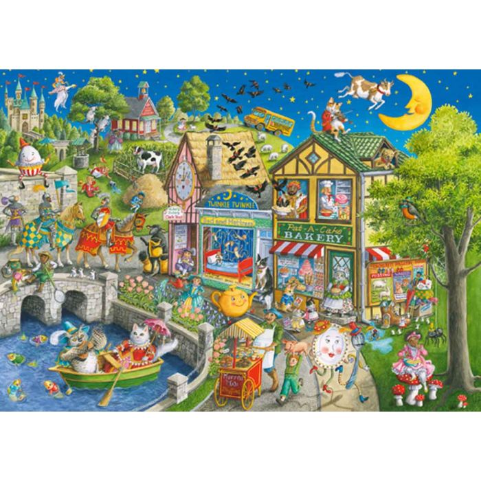 Ravensburger 1000pc Puzzle Mother Gooseville