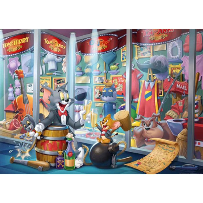 Ravensburger 1000pc Tom N Jerry Hall Of Fame