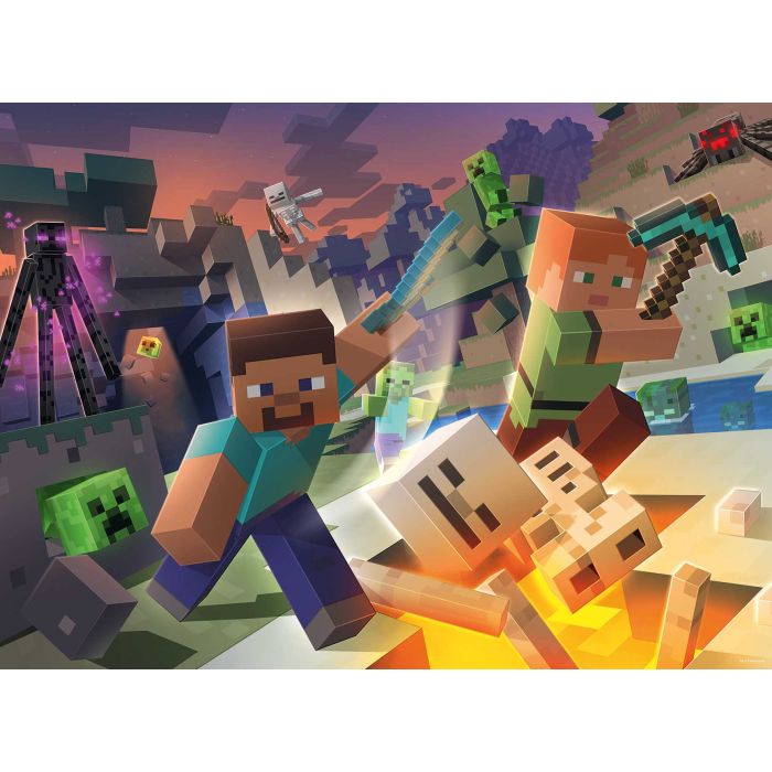 Ravensburger 100pc XXL Monster Minecraft
