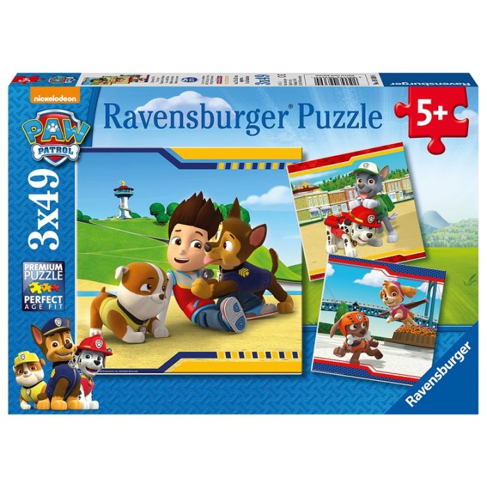 Ravensburger 3X49pc Puz Paw Patrol Heroes