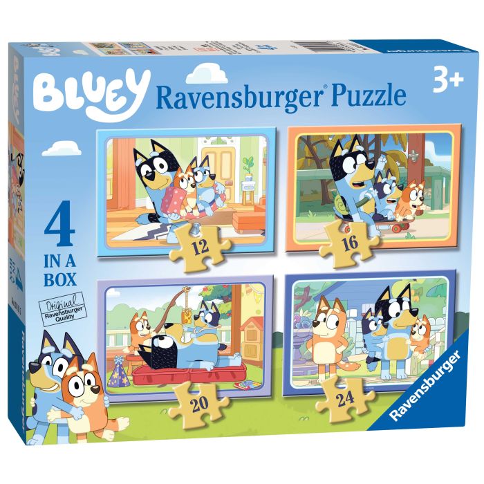 Ravensburger Bluey 4 In 1 Puzzle (12+16+20+24 PC)