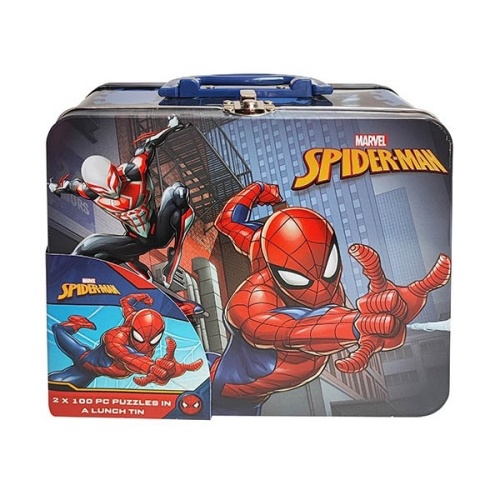 Spiderman Puzzles In A Tin