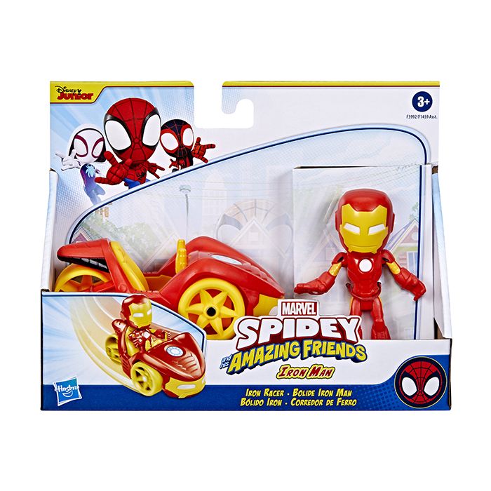 Spidey And Friends Vehicle And Figure Iron Man