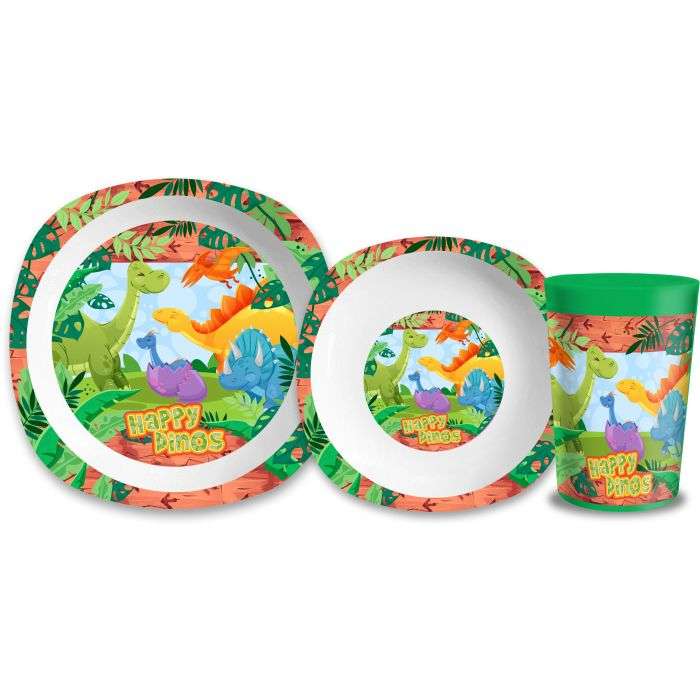 HAPPY DINO 3PCE EXPEDITION SET