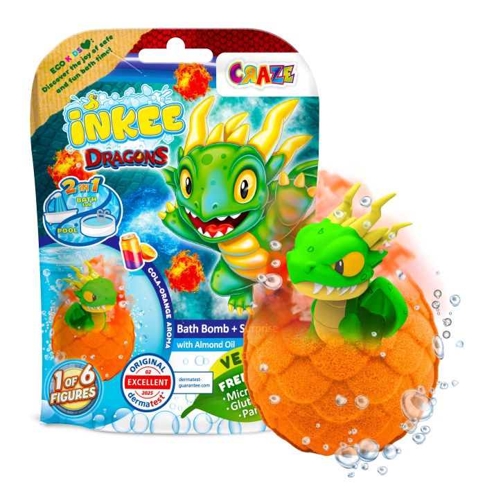 Inkee surprise Bath Bomb Dragon