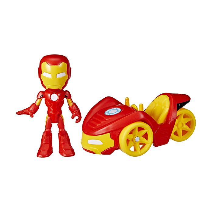 Spidey And Friends Vehicle And Figure Iron Man