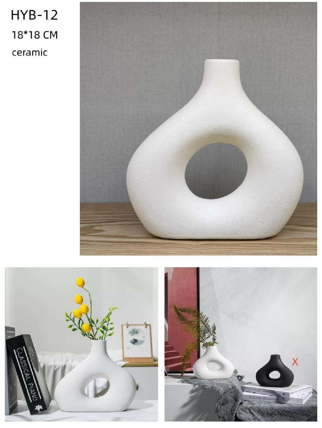 Ceramic Hollow Vase