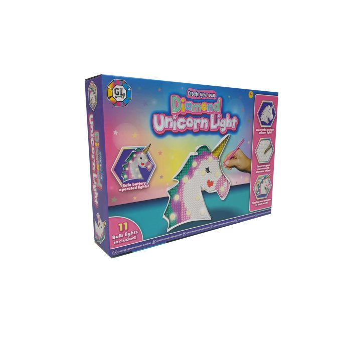 GL Style Diamond Decoration Light UP Unicorn