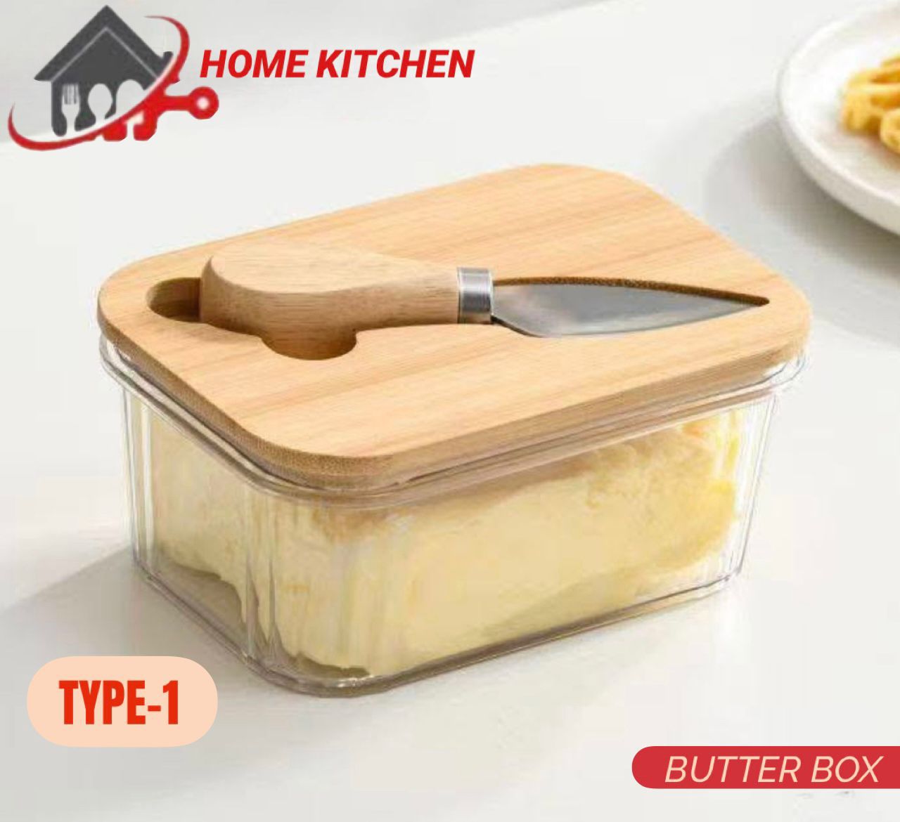 Butter Box With Butter Knife Type 1